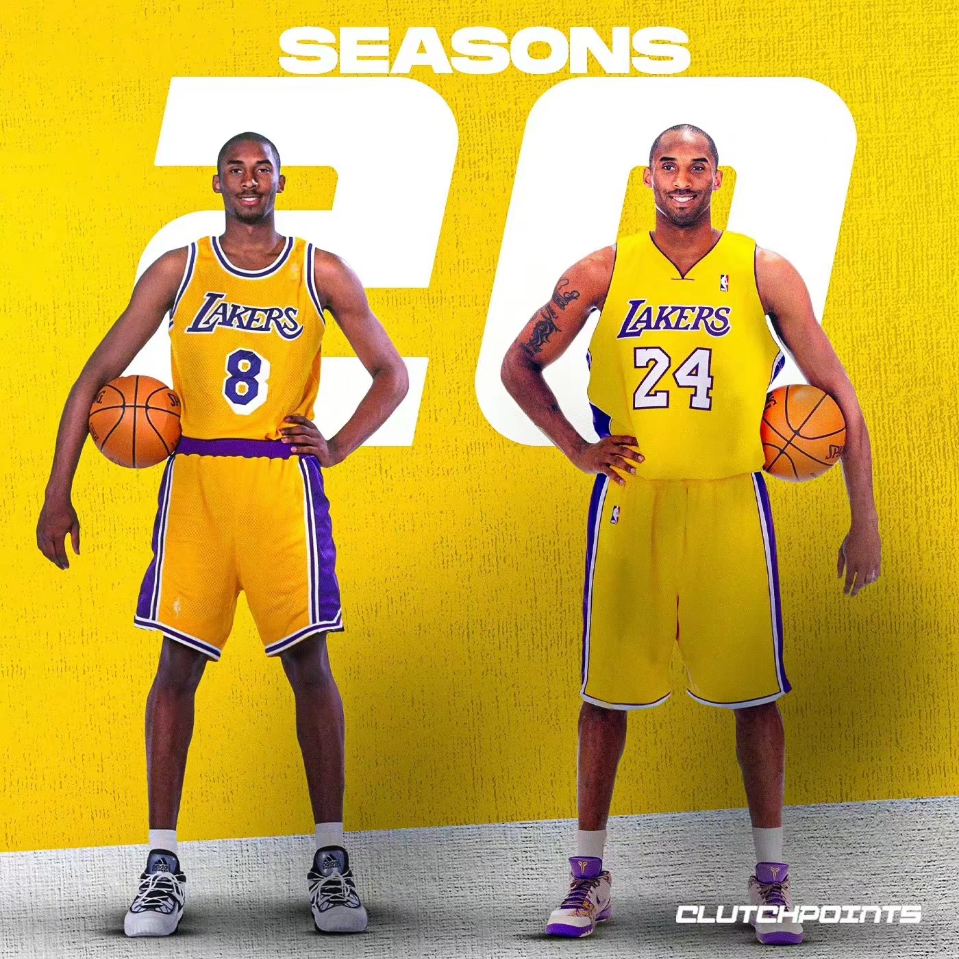Kobe Bryant, en Lakers-helt, der spillede i 19 år